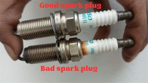 bad spark plug vs good