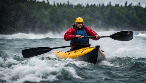 bad weather kayaking