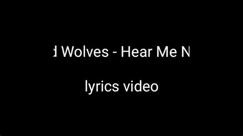bad wolves hear me now lyrics meaning