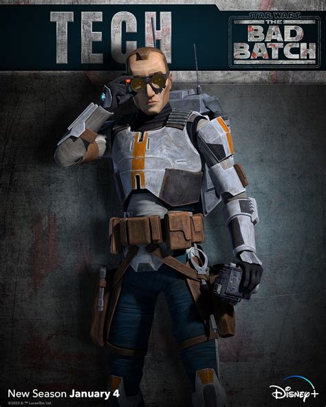 The Bad Batch Tech armor 3D model 3D printable CGTrader