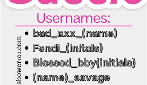 Baddie Usernames For Pinterest - Goimages Bay