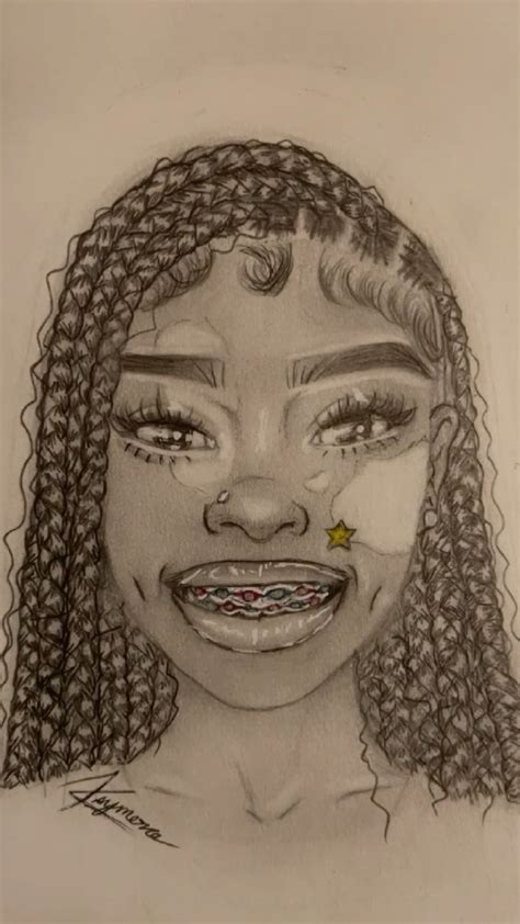 Baddie Drawing