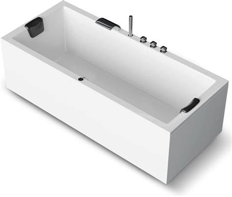 Hoesch Happy D. Wanne 180 x 80 cm links ohne Schürze 6484.010 MEGABAD