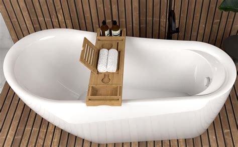 Holz Badewannenablage Schwarz lackiert nach Maß Amazon.de Handmade