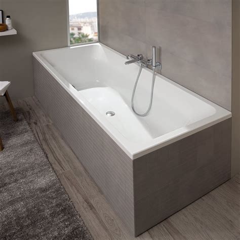 Villeroy & Boch Avento Badewanne UBA170AVN2V01 170 x 75 cm, weiß, Duo