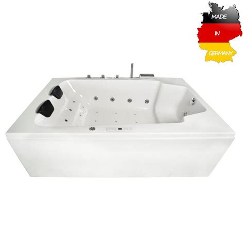 Whirlpool Corner Bathtub Shower 49" x 49" with Heater and Bluetooth Milan
