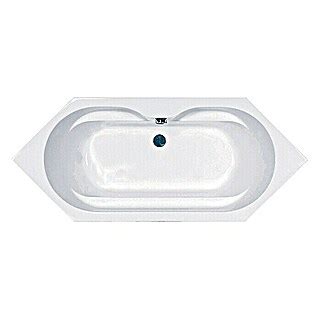 Camargue Freistehende Badewanne Tao (173 x 80 cm, Sanitäracryl, Weiß