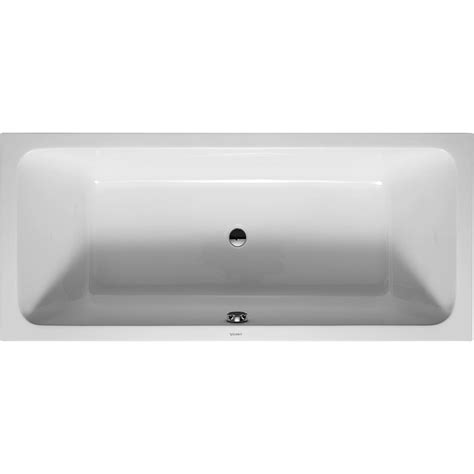 Duravit Badewanne DCode 700097000000000 Einbauversion, zentraler Ablauf, weiss