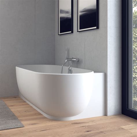 ③ Ideen für freistehende Badewanne an der Wand von Mauersberger