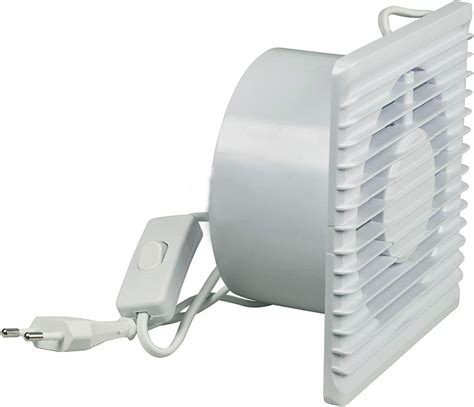 BadLüfter Ventilator Leise 100 mm weiß WC Küche T100 SureDUB