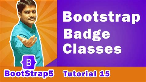 badge class in bootstrap 5