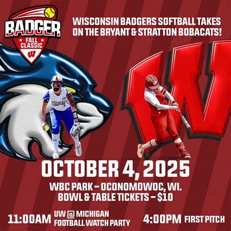 Badger Softball Tickets