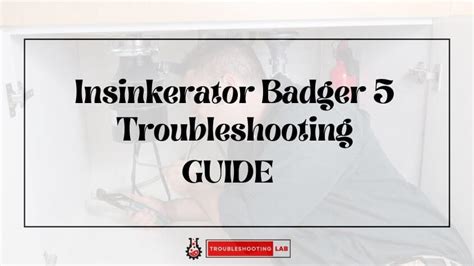 Badger 900 Garbage Disposal Manual