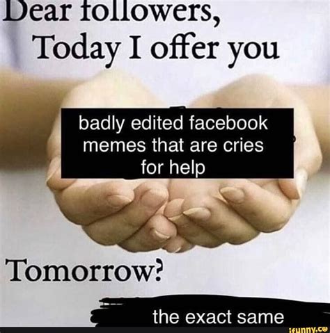 Badly Edited Facebook Memes