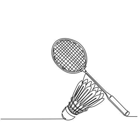 badminton drawing
