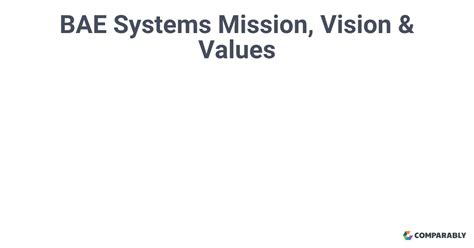 bae systems mission statement