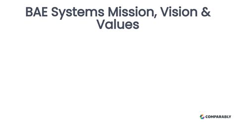 bae systems vision and mission