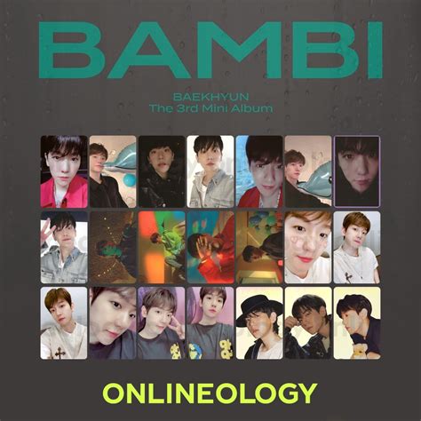 baekhyun bambi photocards