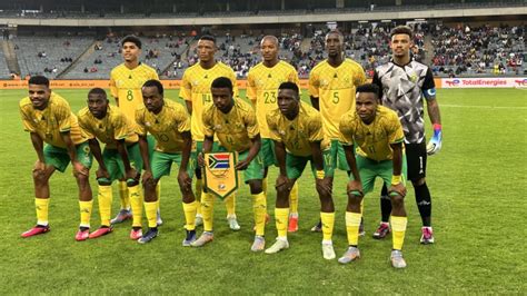 bafana bafana squad today game
