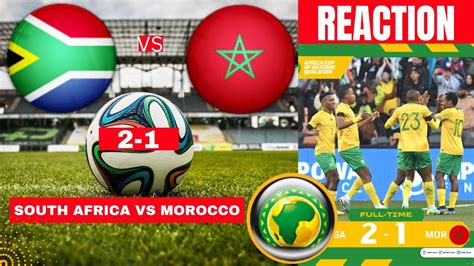 bafana bafana vs morocco highlights today