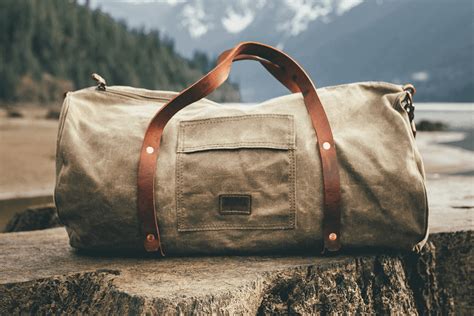 bag canvas duffle