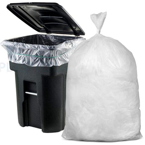 bag trash polyethylene clear