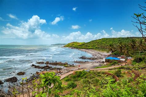 baga beach to anjuna beach distance