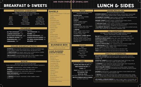 Bagels & Joe Menu