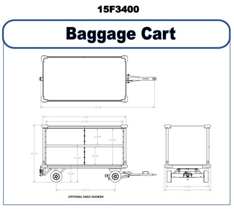 Baggage Counter Dimensions
