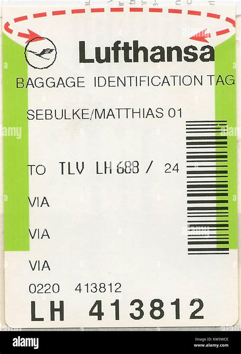 Baggage Identification Tag