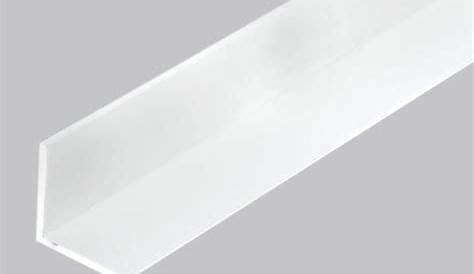 Baguette Angle Pvc Blanc Leroy Merlin D'angle Médium (MDF) , 27 X 27 Mm, L.2.4 M