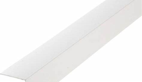 Baguette d’angle en PVC Blanc mm mètres