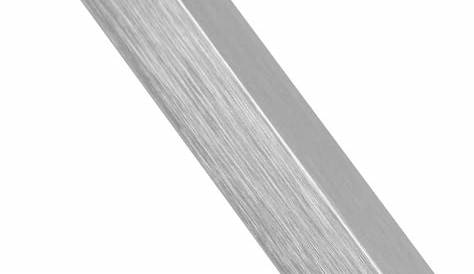 Baguette d'angle sortant aluminium 30 x 30 blanc 3 m