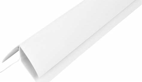 Baguette d’angle en PVC Blanc mm 2,6 mètres