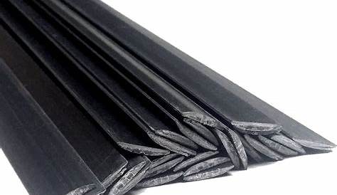 Plat PVC noir, 2 x 30 mm, L.2.6 m Leroy Merlin