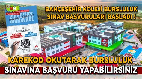 Bahçeşehir Koleji " Okula Kabul Sınavı" Başvuruları Devam
