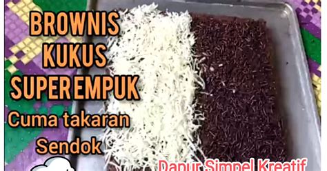 bahan dan cara pembuatan brownies