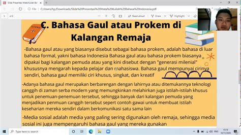 bahasa indonesia dan bahasa gaul