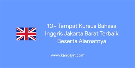 bahasa inggris jakarta barat