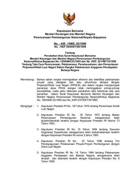 bahasa inggris surat keputusan