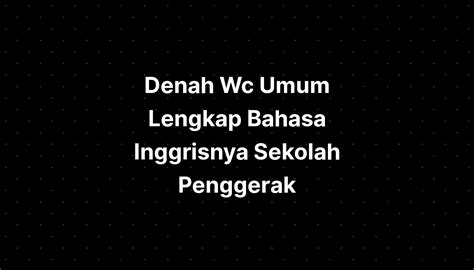 bahasa inggrisnya sekolah penggerak