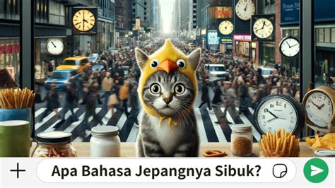 Bahasa Jepang Sibuk In Indonesia