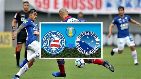 bahia x cruzeiro ao vivo