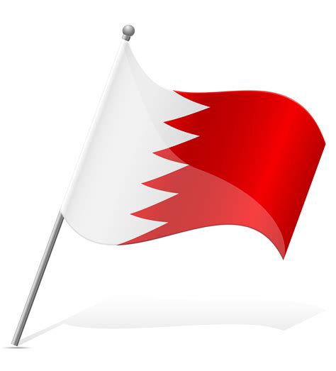 bahrain flag vector
