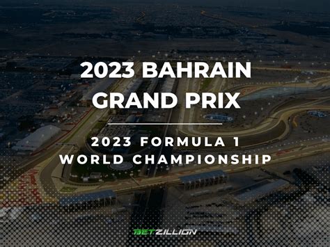 bahrain grand prix 2023 betting odds