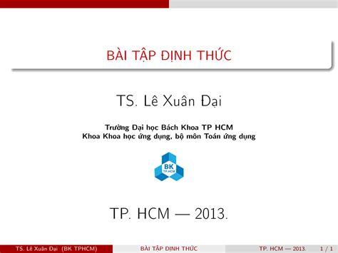 bai tap dinh thuc