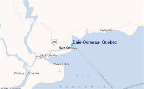 Baie Comeau Map