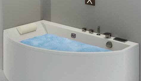 Baignoire Balneo 160x90 Bath Life Hydromassage Digital Plus Avec Cascade