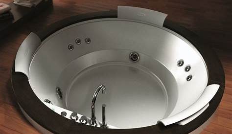 Baignoire Jacuzzi Balneo Balnéo D'angle CELTIA 150x150 Avec