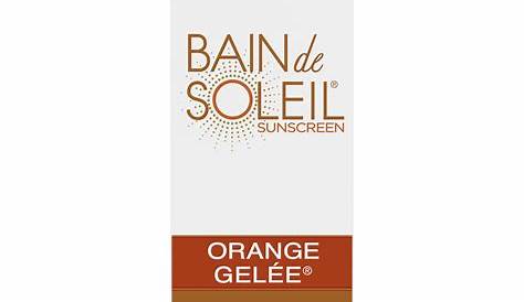 Bain de Soleil Orange Gelee Sunscreen SPF 4, 3.12 Ounce